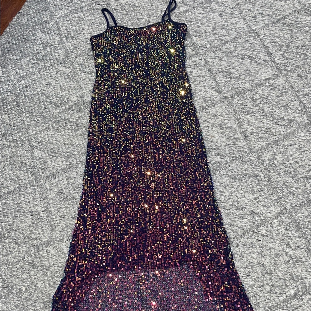 Wild Fable Sparkling Purple Sequin Dress - Picture 1 of 2